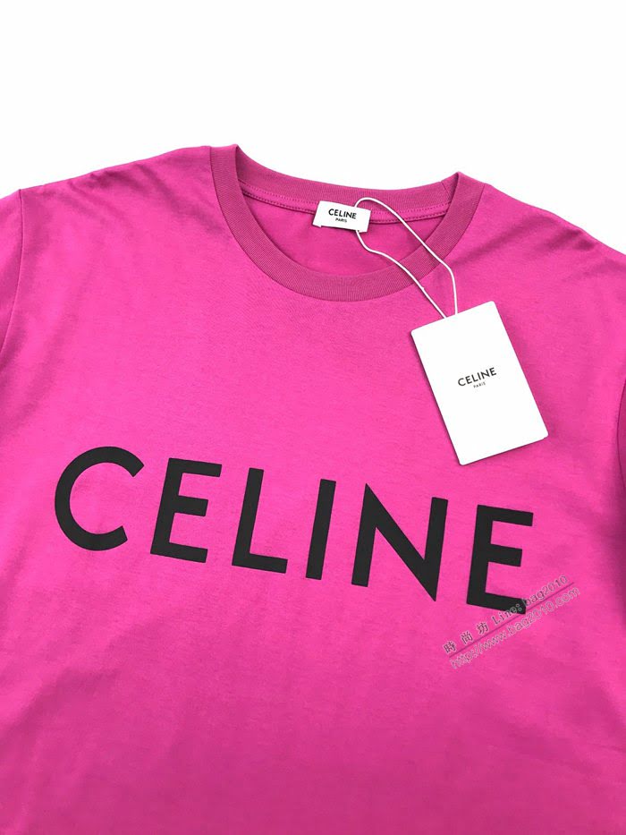 CELINE男裝 賽琳20SS經典印花短袖衣 寬鬆版型 男女同款  ydi3437
